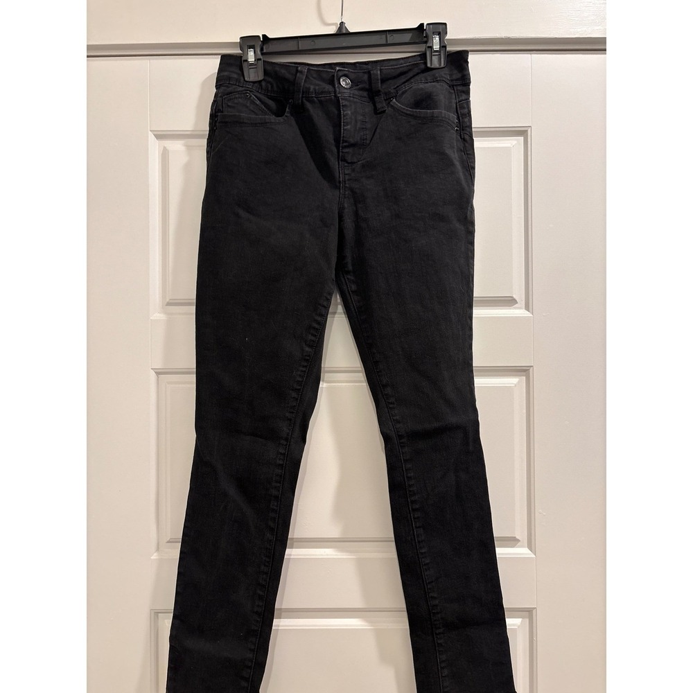 WBB Royalty for Me Womens Black Skinny Jeans Size 6 Stretch Denim Pants